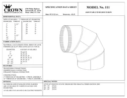 6 in. 30-Gauge Galvanized Steel Adjustable Elbow
