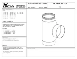 5 in. 30 Gauge Equal Tee