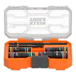 KNECT Quad-16 Heavy-Duty Impact Flip Sockets, SAE and Metric, 6-Piece