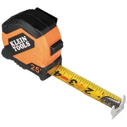 Tape Measure, 25-Foot Compact, Double-Hook