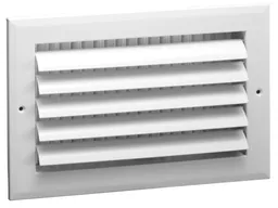 14 in. x 6 in. White Aluminum Sidewall/Ceiling Register
