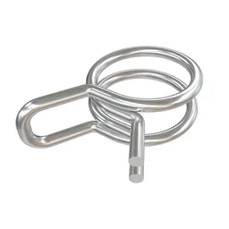 1/4 in. Double Wire Clamp for Clear Tubing
