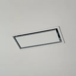 4 in. x 10 in. White ABS Return Air Grille