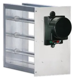10x24 Rectangular Zoning Damper, Power Open / Power Close, Model 101024