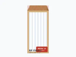 10x20x2 MERV 13 Pleated Air Filter