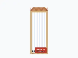 10x25x1 MERV 13 Pleated Air Filter
