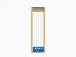 10x30x1 MERV 8 Pleated Air Filter