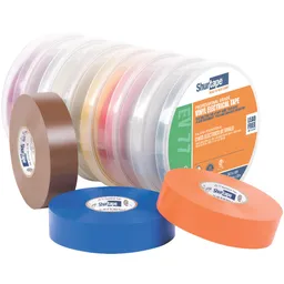 EV 077 Electrical Tape, 3/4 in. x 66 ft., 100 Rolls/Case, Gray