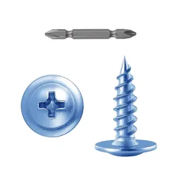 #10 x 3/4 in. Galvanized Phillips Truss Head Self-Tapping Wood Screws, 300 Pack