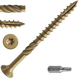 #10 x 3 in. T25 Star Head Self-Tapping Wood Screws
