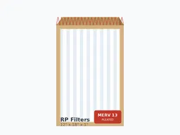 12x18x1 MERV 13 Pleated Air Filter