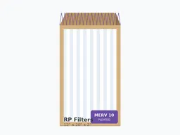 12x20x2 MERV 10 Pleated Air Filter