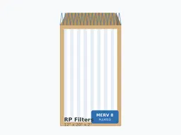 12x20x2 MERV 8 Pleated Air Filter