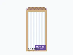 12x24x1 MERV 10 Pleated Air Filter