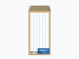 12x24x2 MERV 8 Pleated Air Filter