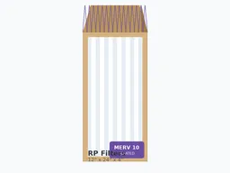 12x24x4 MERV 10 Pleated Air Filter