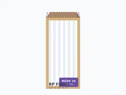 12x25x1 MERV 10 Pleated Air Filter