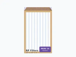 13x20x1 MERV 10 Pleated Air Filter