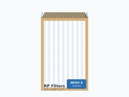 13x20x1 MERV 8 Pleated Air Filter