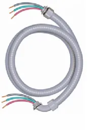 6 ft. 8 AWG Metal Electrical Whip