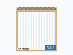 14x14x1 MERV 8 Pleated Air Filter
