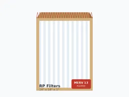 14x18x1 MERV 13 Pleated Air Filter