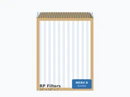 14x18x1 MERV 8 Pleated Air Filter