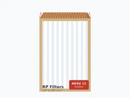 14x20x1 MERV 13 Pleated Air Filter
