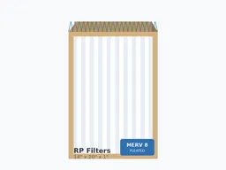14x20x1 MERV 8 Pleated Air Filter