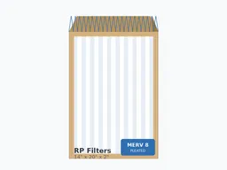 14x20x2 MERV 8 Pleated Air Filter