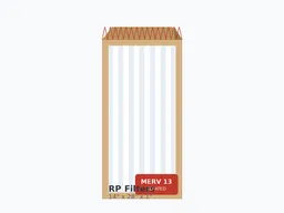 14x28x1 MERV 13 Pleated Air Filter