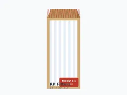 14x30x2 MERV 13 Pleated Air Filter