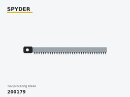 8 in. 10, 14 TPI 3x3 Reciprocating Saw Blade, Model 200179