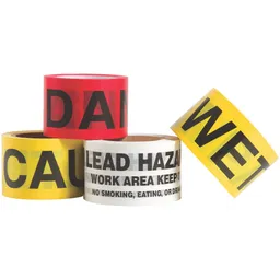 BT100 Safety Tape, 3 in. x 1000 ft., 16 Rolls/Case, Yellow