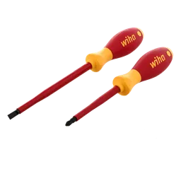 2-Piece Insulated Slotted and Phillips Screwdriver Set