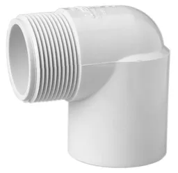 0.75 in. SCH40 PVC Elbow, Model HQ34S90MT