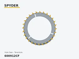 2-3/4 in. Tarantula Tungsten Carbide Hole Saw