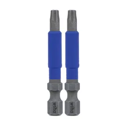 T20 x 2 in. Terminator Blue Torx Bit, Pieces in set 2