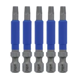 #2 x 2 in. Terminator Blue Square Bit, Pieces in set 5