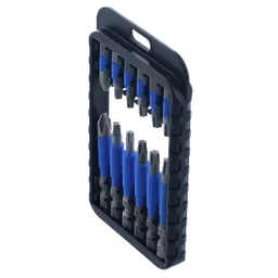 12-Piece Terminator Blue 1/4 in. Hex Impact Bit Set