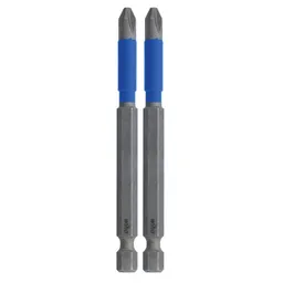 #2 x 3.5 in. Terminator Blue Phillips Bit