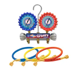 A2L 2-Valve Aluminum Manifold Gauge Set with 5 ft. Hoses