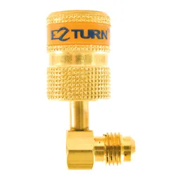 EZ Turn Anti-Blowback Adaptor for Reg Service Hoses To EZ Turn Hoses, Model EZABM90