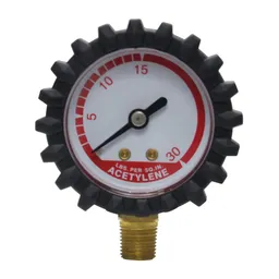 30 PSI 1-1/2 in. 1/8 in. NPT Acetylene Delivery Gauge