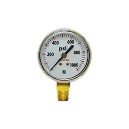 1000 PSI 2 in. 1/4 in. NPT Replacement Pressure Gauge