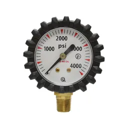 4000 PSI 1-1/2 in. 1/8 in. NPT Oxygen Contents Gauge