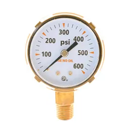 600 PSI 2 in. 1/4 in. NPT Replacement Pressure Gauge