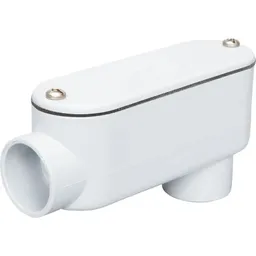 Conduit Body, LB, 3/4 in., Plastic, Gray