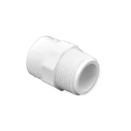 0.75 in. x 0.5 in. SCH40 PVC Male Red Cplg
