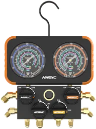 4-Valve A2L R-454B/R-32/R-410A/R-22 Pro Plus Manifold Gauge